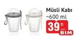 MÜSLİ KABI 600 ML fiyat ve kampanya bilgisi